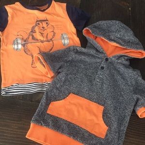 Boys two piece shirt set